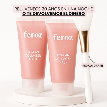 OFERTA 2x1 + BROCHA REGALO | Máscara de Colágeno Coreana 🇰🇷